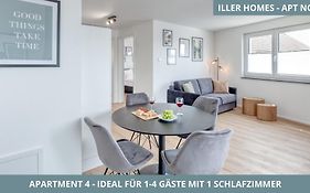 Iller Homes - 5 x Moderne Fewos je 1bis2 oder 1bis4 Pers mit Küche u Balkon - Parkplätze vorhanden